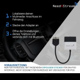 Bluetooth Audio Interface mit Titellisten für Land Rover