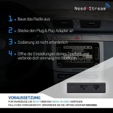 Bluetooth Audio Interface mit Titelanzeige für VW RCD/RNS