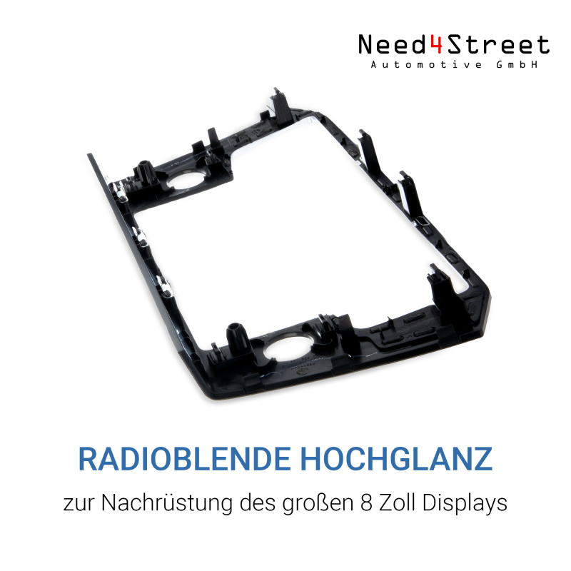 schwarz für VW Passat B8 3G Dekorblende Display Discover Pro MIB2.5 Arteon