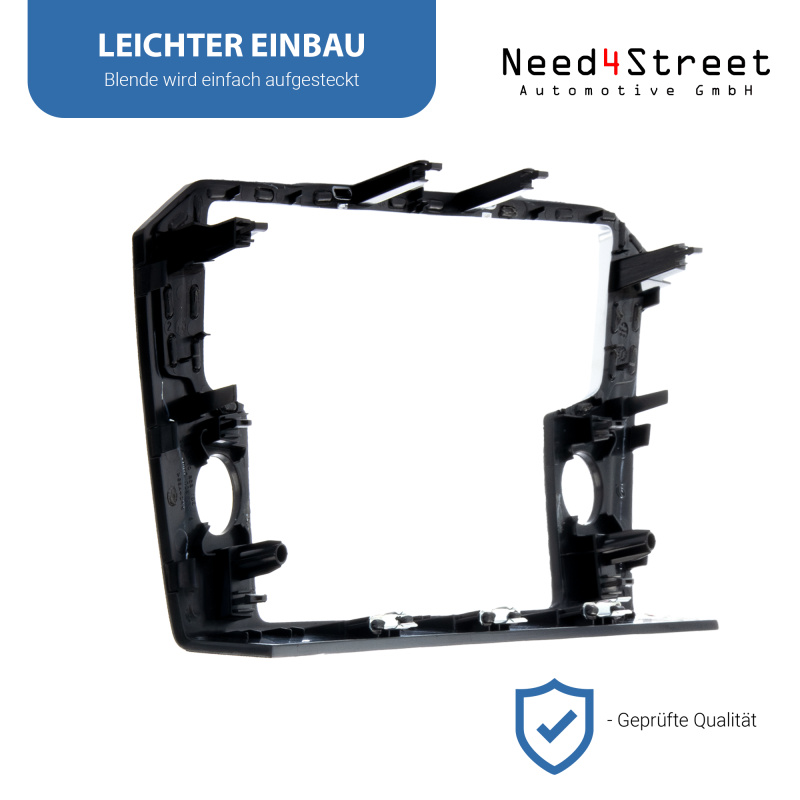 schwarz für VW Passat B8 3G Dekorblende Display Discover Pro MIB2.5 Arteon