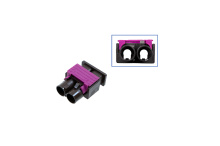 FAKRA double plug housing - male like 6Q0 035 671 K...