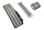 Pedals / footrest - stainless steel