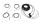 Cable set Blind spot sensor including parking assistant for VW New Beetle 5C
