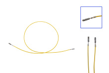 Repair cable, single cable MCP small selectiv gilded 0.5...