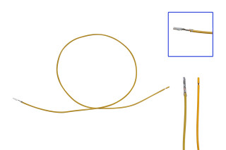 Reparaturleitung, Reparaturkabel, Einzelleitung H9 selektiv vergoldet 1.0 wie 000 979 159 EA