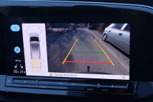 Komplettset Rückfahrkamera für VW Caddy SB [Heckklappe / 8AR / Rechtslenker]