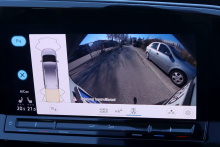 Komplettset Rückfahrkamera für VW Caddy SB [Heckklappe / 8AR / Rechtslenker]