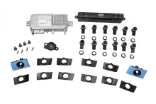 Complete set parking aid Code JB7 for Mercedes Sprinter series 907/910 [Nur Einparkhilfe Nachrüstung / with Navigation / with code FR8, rear view camera available] [] []