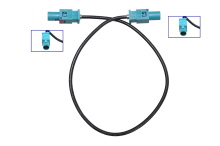 Fakra universal antenna connection cable RG174 universal...