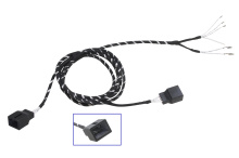 Cable set seat heater rear bench for VW Tiguan AD1, AX1,...