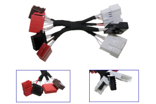 Umrüst-Set Kabelsatz + Codierdongle Media System auf Media System Connect für Smart forfour 453