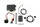 Complete set 230 Volt socket for VW Crafter SY