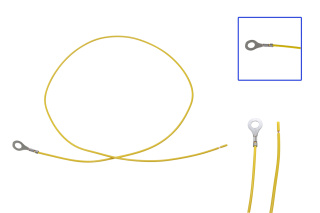 Repair cable, single cable Cableshoe 1.0 like 000 979 137 E