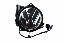 Emblem-Rückfahrkamera für VW EOS [Komplett (RNS 510 / RNS 315) - Ohne Hilfslinien]