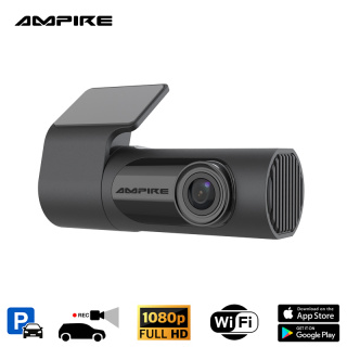 AMPIRE dual dashcam, 2K front camera and AHD rear camera, WLAN and GPS