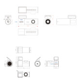 AMPIRE Dual-Dashcam, 4K Frontkamera und AHD Heckkamera, WLAN und GPS