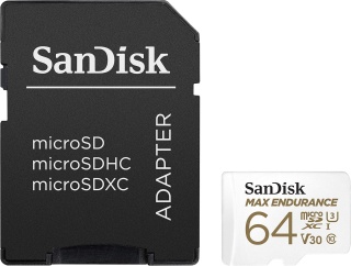 SanDisk Max Endurance microSD Karte (Class10) [64 GB]
