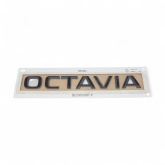 Schriftzug, schwarz, Octavia