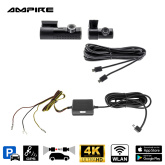 AMPIRE Dual-Dashcam, 4K Frontkamera und AHD Heckkamera,...