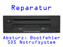 Reparatur VW Discover Pro Headunit