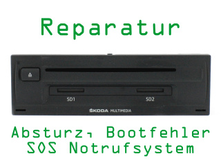 Reparatur Skoda Columbus Headunit