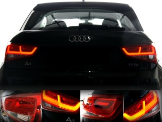 Bundle LED taillights retrofit for Audi A1 8X
